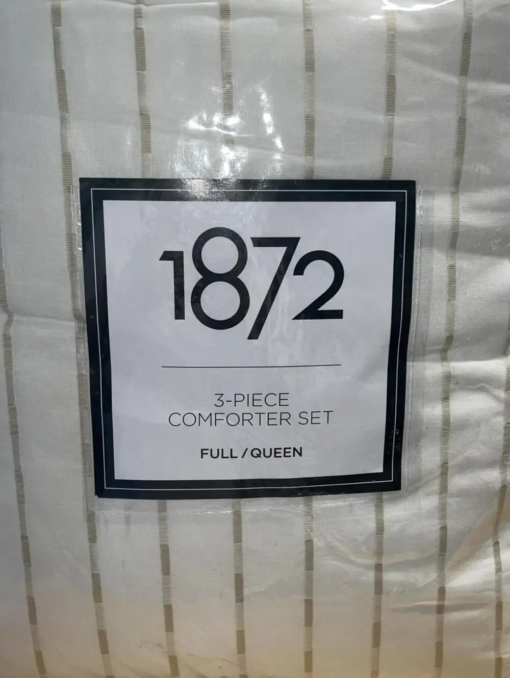 1872 3-Pc Full/Queen Comforter Set, NWT